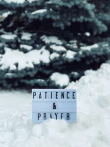 patience and prayer image